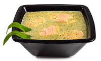 Bärlauch Suppe mit Lachs Rezept