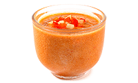 Einfache Gazpacho Suppe