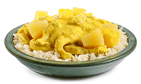 Curry Puten Geschnetzeltes mit Ananas Rezept