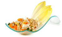 Eier Salat mit Chicoree