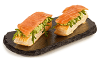 Rucher Lachs & Avocado Creme Happen