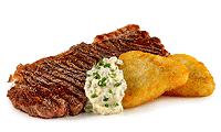 Steak mit Rsti und Sauce Tartare Rezept