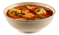 Lachs Suppe mit Tortellini Rezept