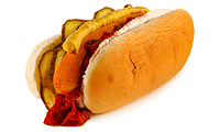 Hot Dog mit Tomaten Sauce Rezept