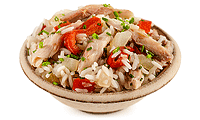 Reis Salat mit Makrele Rezept