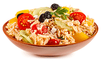 Reis Salat vegetarisch Rezept