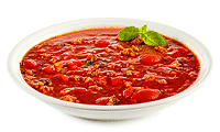 Tomaten Reis Suppe mit Hackfleisch Rezept