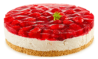 Quark Rhabarber Erdbeer Torte