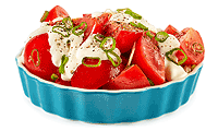 Tomaten Salat mit Aioli