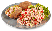 Pell Kartoffeln mit Thunfisch Quark