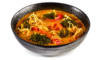 Reis Nudel Suppe mit Hähnchen Brust Rezept